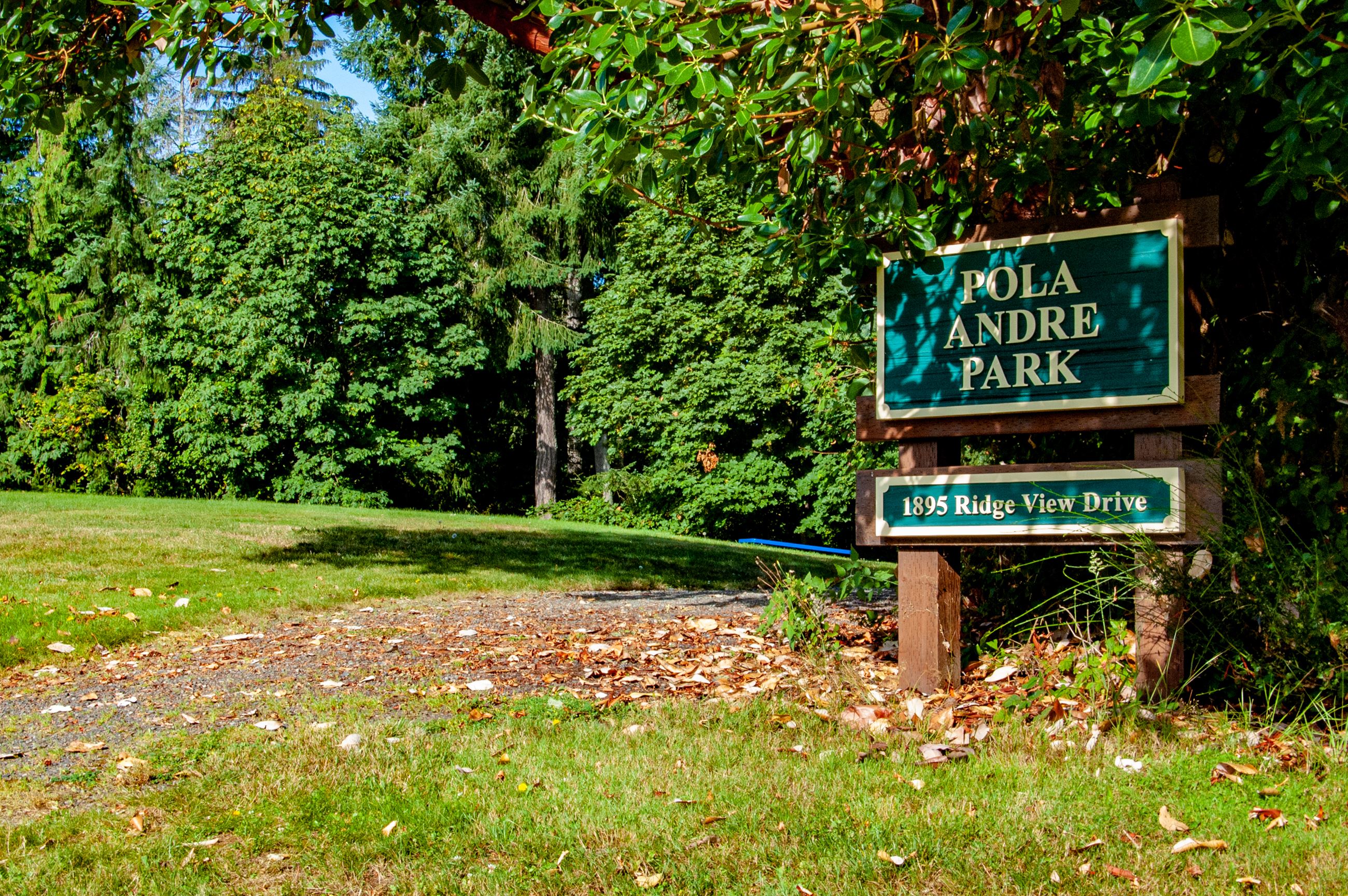 Pola Andre Park Sign