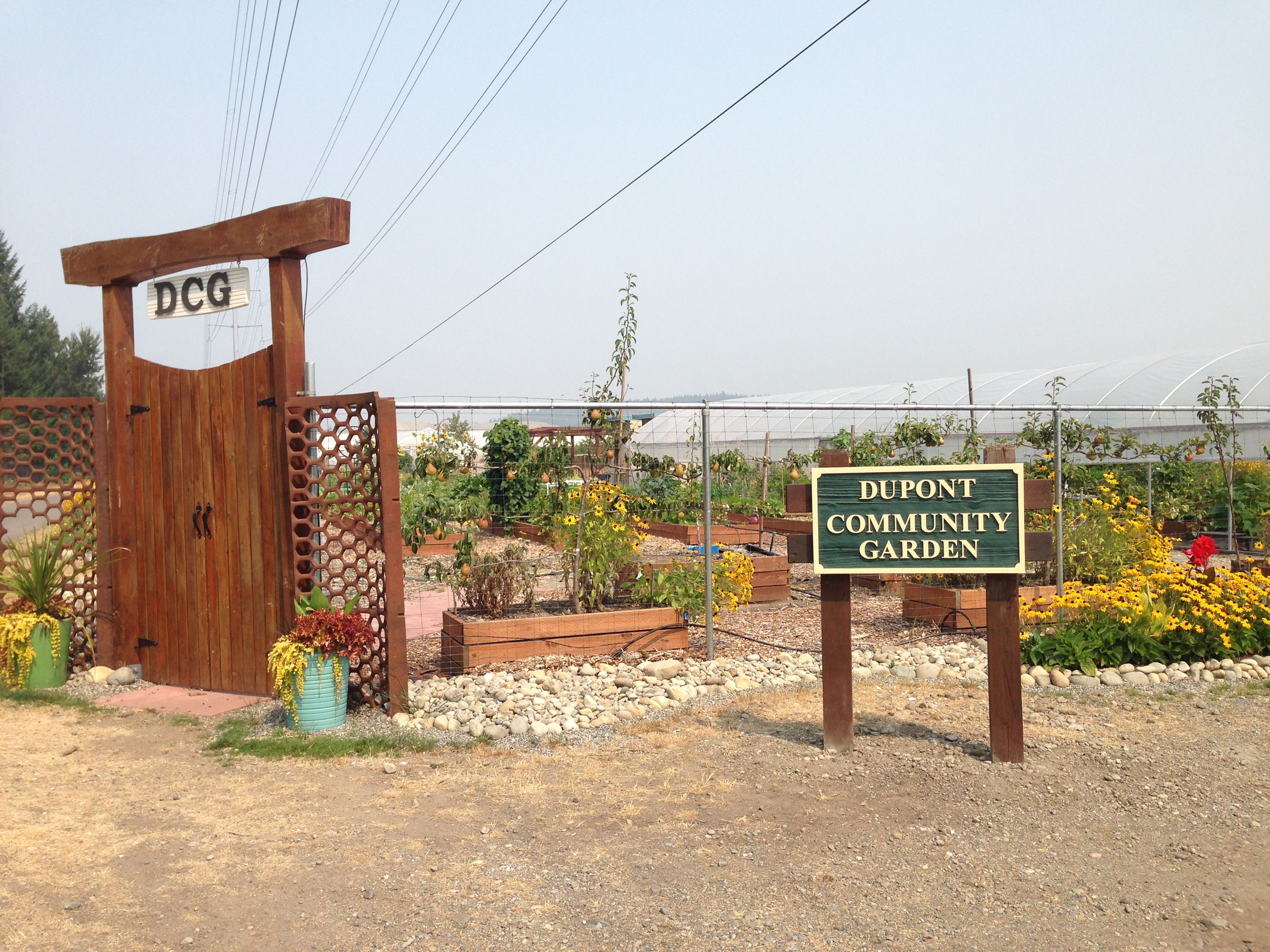 Community Garden Entrance